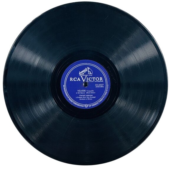 Libertad Lamarque - Te Quiero Dijiste / Volveré - 23-6327 RCA Victor 10" Shellac - Picture 4 of 4